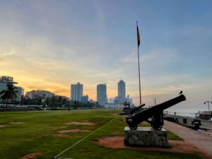 Galle Face Green in the morning