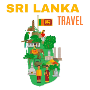 Sri Lanka Illustration Map